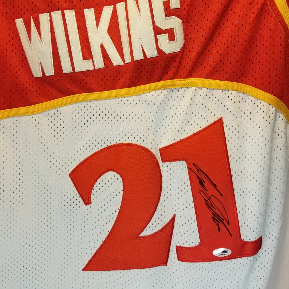 Dominique Wilkins Autographed Atlanta Hawks Jerse